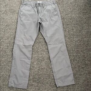 Express Gray Chinos Classic Cotton Twill